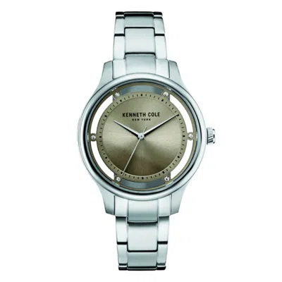 Kenneth Cole Ladies' Watch  10030795 ( 36 Mm) Gbby2 In Gray