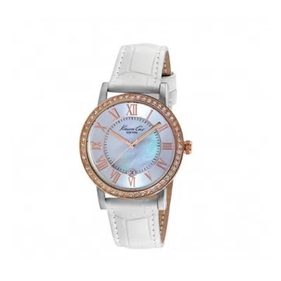 Kenneth Cole Ladies' Watch  Ikc2836 ( 35 Mm) Gbby2 In White