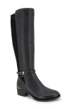 Kenneth Cole Lanica Knee High Boot In Black Leather
