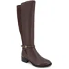 Kenneth Cole Lanica Womens Zipper Leather Knee-high Boots In Multi