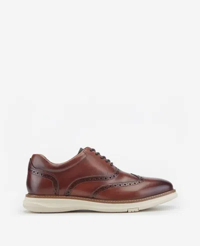 Kenneth Cole Lendal Wingtip Oxford Shoe In Brown