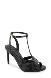 Kenneth Cole Liona Embossed T-strap Sandal In Multi