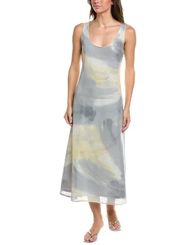 Kenneth Cole Long Slip Dress In Multi