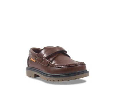 Kenneth Cole Lug Sole Boat Shoe Kids' In Brown