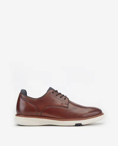 Kenneth Cole Luke Lace Up Oxford Shoe In Brown