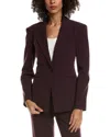 Kenneth Cole Luxe Twill Slim Fit Blazer In Purple
