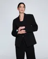 Kenneth Cole Luxe Twill Slim One Button Jacket