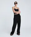 Kenneth Cole Luxe Twill Wide Leg Pant