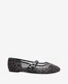 Kenneth Cole Mackenzie Leopard Print Mesh Mary Jane In Leopard Mesh