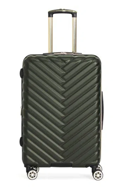 Kenneth Cole Madison Square 20-inch Hardside Carry-on Luggage In Green