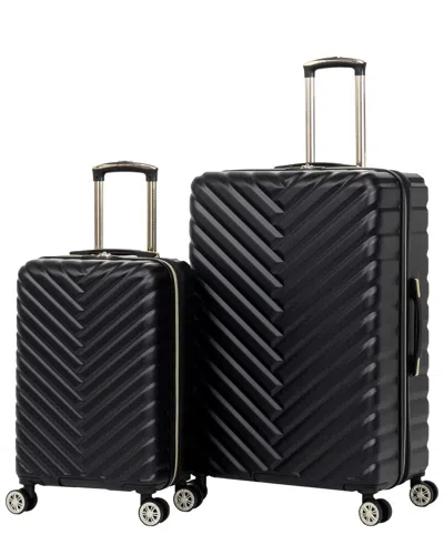 Kenneth Cole Madison Square 2pc Luggage Set In Black