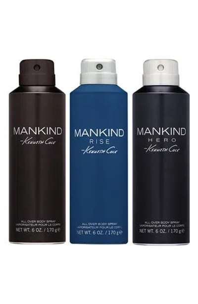 Kenneth Cole Mankind 3-piece Body Spray Set In No Color