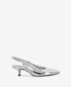 Kenneth Cole Martha Slingback Heel In Silver