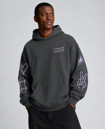 Kenneth Cole Me Versus Me Unisex Sweatshirt In Black