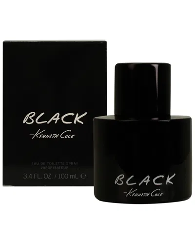 Kenneth Cole Men's 3.4oz Black Eau De Toilette Spray In White