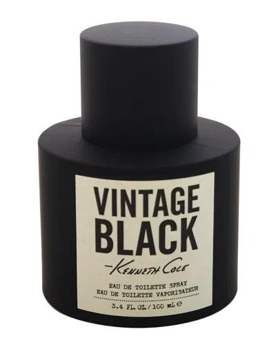 Kenneth Cole Men's 3.4oz Vintage Black Edt Spray In Transparent