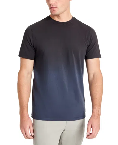 Kenneth Cole Men's 4-way Stretch Dip-dyed T-shirt In Black