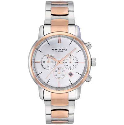 Kenneth Cole Men's 44mm Quartz Watch In White