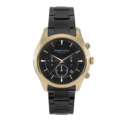 Kenneth Cole Chronograph Date Window 45.5mm Watch In Yellow
