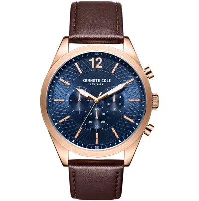 Kenneth Cole Men's 48mm Quartz Watch In Burgundy