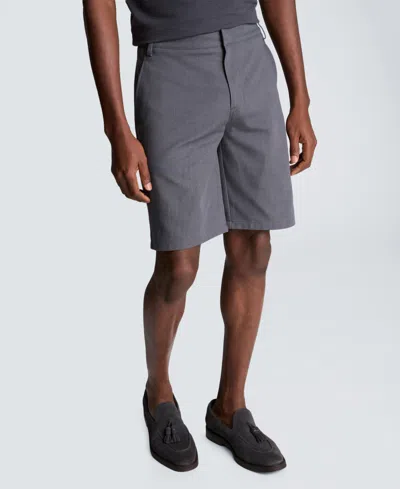 Kenneth Cole Washed Denim Short In Gray