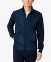Kenneth Cole Men's Active Mock Neck Jacket In Navy