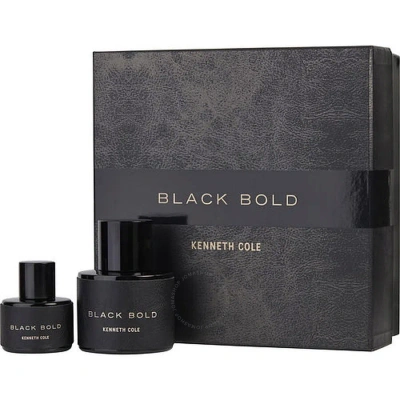 Kenneth Cole Men's Black Bold Gift Set Fragrances 608940576281 In White