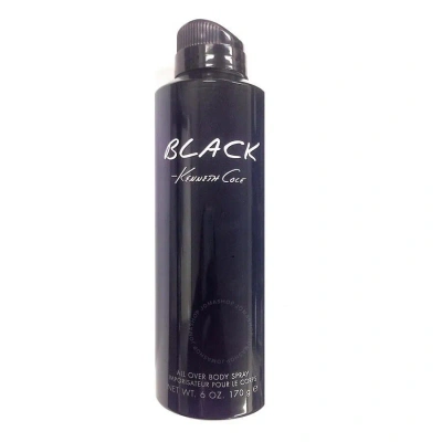Kenneth Cole Men's Black Deodorant Body Spray 6 oz Fragrances 608940557648 In Black / Violet