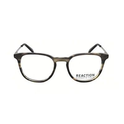Kenneth Cole Men's Brown Round Eyeglass Frames Kc0829-1