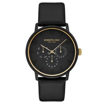 Kenneth Cole Men's Classic 42mm Quartz Watch In Black