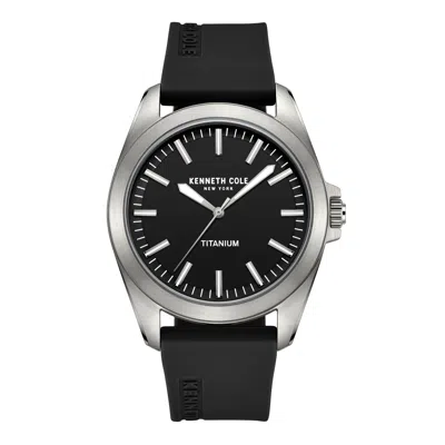 Kenneth Cole Men's Classic 42mm Quartz Watch In Black