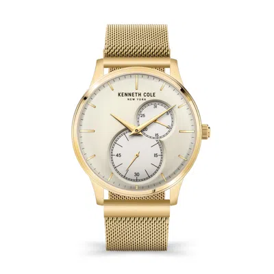 Kenneth Cole Men's Classic 43mm Quartz Watch In Gold
