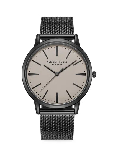 Kenneth Cole Men's Classic 44mm Black Ip Mesh Bracelet Watch