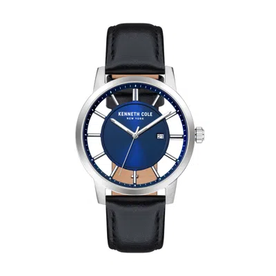 Kenneth Cole Men's Classic 44mm Quartz Watch In Black