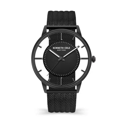 Kenneth Cole Men's Classic 44mm Quartz Watch In Black