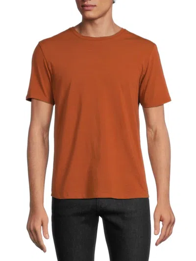 Kenneth Cole Men's Classic Crewneck T Shirt In Medium Orange