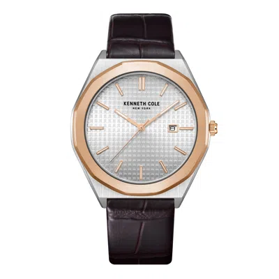 Kenneth Cole Men's Classic Mm Quartz Watch In White