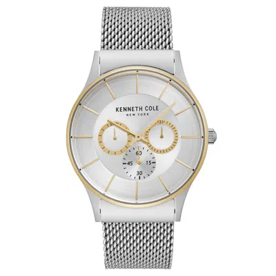 Kenneth Cole Men's Classic Mm Quartz Watch In Silver