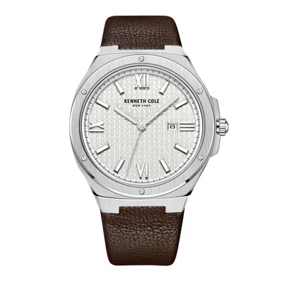 Kenneth Cole Men's Classic Mm Quartz Watch In White