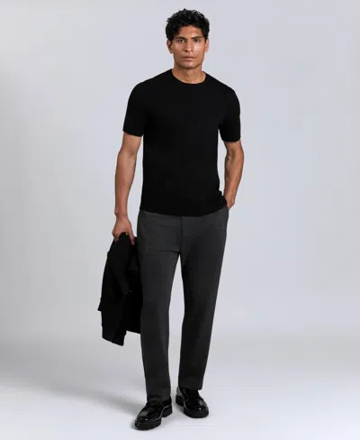Kenneth Cole Men's Crewneck Sweater T-shirt In Black