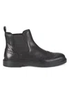 Kenneth Cole Men's Frank 25mm Leather Chelsea Boots In Black