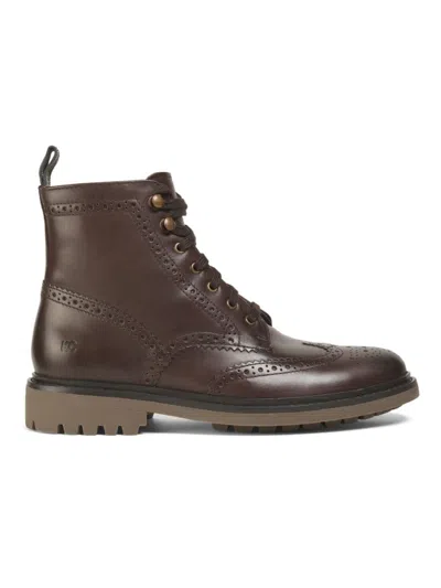KENNETH COLE MEN'S TODD LUG SOLE BOOTS