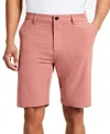 KENNETH COLE MEN'S HEATHERED TECH PERFORMANCE 9" SHORTS