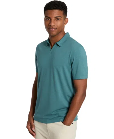 Kenneth Cole Men's Johnny Collar Polo In Blue