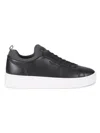 Kenneth Cole Men's Knnevel Logo Low-top Sneakers In Black