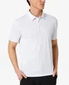 Kenneth Cole Men's Performance Button Polo In White