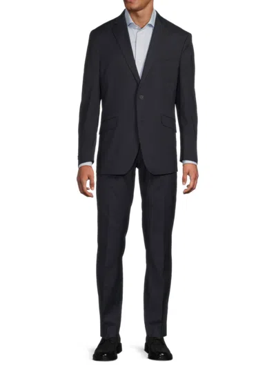 Kenneth Cole Men's Plaid Slim-fit Suit