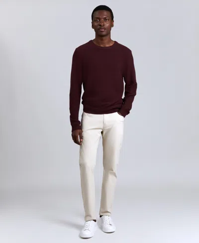 Kenneth Cole Men's Popcorn Crewneck Sweater In Burgundy