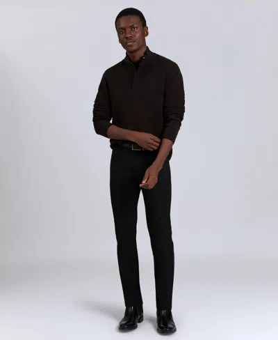 Kenneth Cole Men's Quarter Zip Sweater In Brown