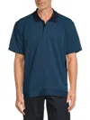 KENNETH COLE MEN'S SHORT SLEEVE CONTRAST POLO